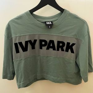 Ivy Park Green Crop Top